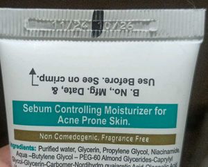 Venusia Acne Control Moisturizer