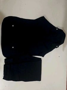 Black Kurta &amp; Pyjama Set