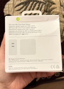 New Sealed Apple Original Dual USB-C 35W Adapter