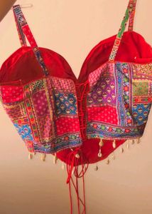 Designer Navratri Blouse (Corset Style)