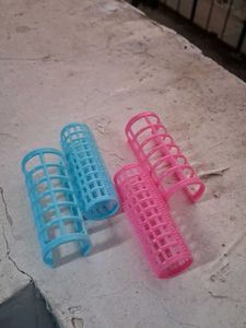 Mini hair rollers set (2 piece)