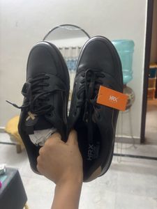 HRX Men's Black &amp; Beige Sneakers