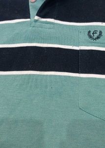 women's Striped Polo Shirt
