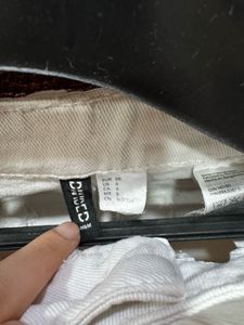 White Straight fit Jeans