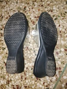 Sparkly Bow Sandals