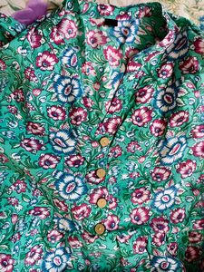 Beautiful Floral Print Kurta