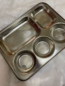 Heavy 5 compartments steel plate