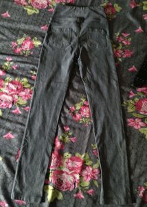 🤍Grey High Waist Flexible  Jeggings |❣️