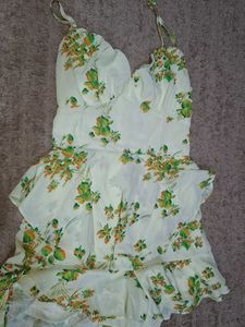 Floral Ruffle Mini Dress