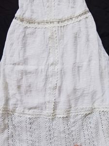 White Flared Dress