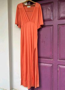 Orange Maxi Dress