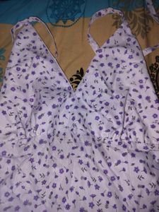 Cute Floral Halter Neck Top