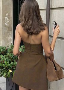 Chic Brown Mini Dress/1 freebie