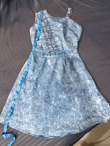 Denim dress for teenage girls 🩵