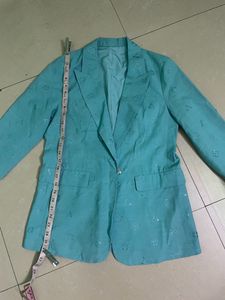 Blazer For Girls With Stone Work