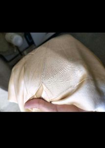 Elegant Beige Silk Dress Material