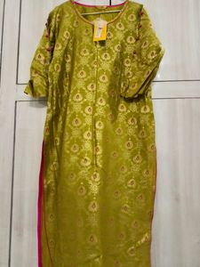 Aurelia Olive Green Kurta