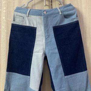 Jeans With Unique Pattern
