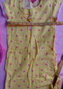 Biba Kurta With Legging- Girls 5 To 7