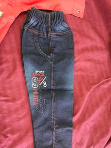 New Kids Outfit: Shirt &amp; Jeans Set