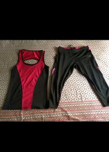 Black &amp; Pink Athletic Set