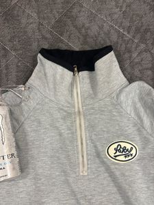 Grey Quarter Zip Sweatshirt