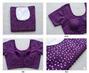 Purple Polka Dot Blouse
