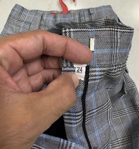 2 Plaid Pleated Mini Skirt