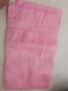 Beautiful Pink Floral Saree