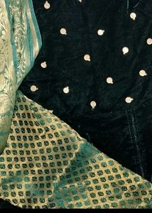 Elegant Velvet Kurta Set with Dupatta