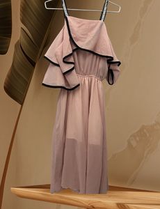 Ruffled Pink Dress