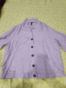 Lilac Button-Up Shirt