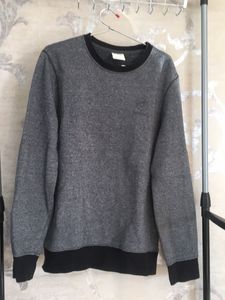 Reebok Sweatshirt S Size Fleece Inside Very Warm