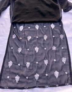 Elegant Black Chikankari Kurta