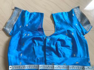Elegant Blue Silk Saree