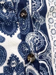 Blue And White Kurta