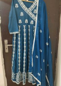 New Unused PureCotton Premium Anarkali Suit