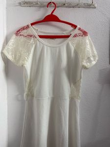 White lace dress