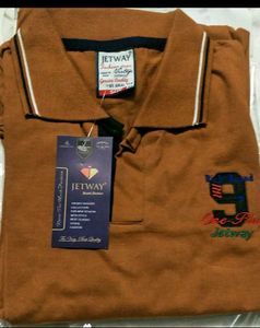 Men's Brown Polo T-Shirt