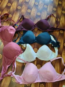 Set of 5 Padded Bras
