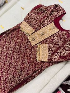 Elegant new Maroon sharara Set