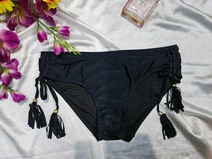 🇳🇿💫🎀Black Tassel Bikini Bottoms