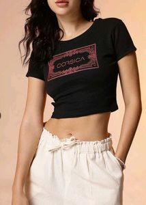 Cropped Graphic Tee