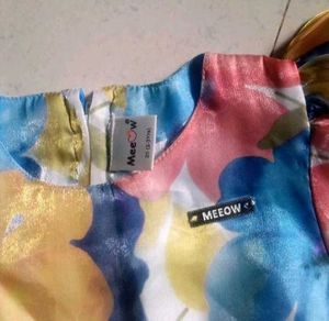 Vibrant Floral Print Dress