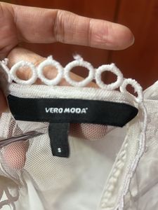 Vero moda Sheer White Dress