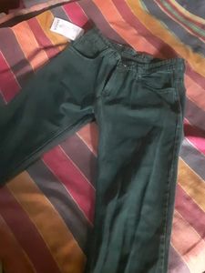 Green Denim Jeans