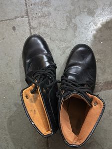 Black Lace-Up Ankle Boots