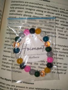 Handcrafted crystal glass beads bracelets
