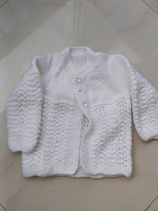 White Sweater Cap Booty Set