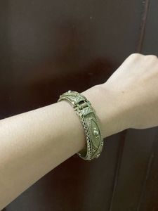 Boho Chic Beaded Metal Bangle Set